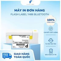 Máy In Nhiệt Y486BT (Khổ A6) Kết Nối Bluetooth In Đơn Hàng Bằng Điện Thoại Sàn TMĐT Tem Mã Vạch
