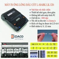 Máy in ống lồng đầu cốt L-Mark  LK-320 - Máy in chính hãng giá tốt nhất thị trường