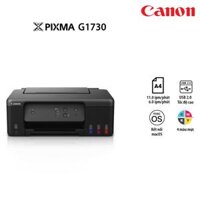 Máy in phun Canon PIXMA G1730 - A4 4 màu; 11/6 ipm; In ảnh 4x6; 4800 x 1200 dpi; khay giấy 100 tờ; Mực GI-71; Win + MacOS; USB 2.0