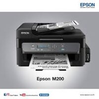 Máy In Phun đen trắng Đa chức năng Epson M200 (in, Scan, copy)
