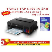 Máy in phun màu Canon PIXMA G1010 bảo hành 12 tháng - tặng kèm 1 tập giấy ảnh