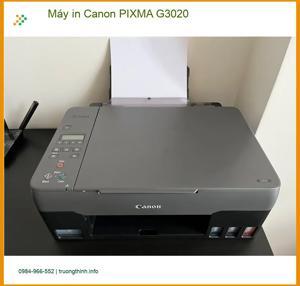 Máy in phun màu đa chức năng Canon G3020 - in wifi