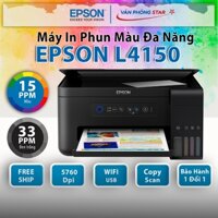 Máy in phun màu đa chức năng EPSON L4150. Máy in ảnh A4 không dây wifi, máy scan, máy photo chính hãng epson.