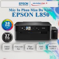 Máy In Phun Màu Đa Năng Epson L850. Máy in ảnh khổ A4, chính hãng epson bảo hành 12 tháng.