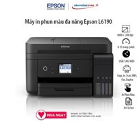 Máy in phun màu Epson L6190 Wifi (Copy, In, Scan, WiFi, Fax, Duplex) tốc độ 15 trang/phút độ phân giải 4800 x 1200 dpi