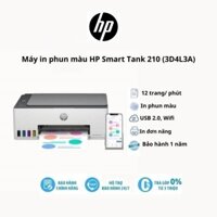 Máy in phun màu HP Smart Tank 210 Printer (3D4L3A) - In qua WiFi - BH 12 Tháng Chính Hãng