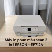 Máy in phun màu +scan Epson EP-712A.hàng nội địa nhật. hinh thức đẹp 95%