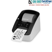 Máy in tem nhãn dán Brother QL-700 khổ nhãn 12-62mm, 300dpi