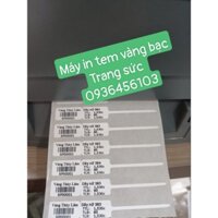 Máy in tem vàng bạc trang sức, in tem gọng kính mắt - Máy in tem Godex G500 bền, in rõ nét, in nhanh