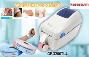 Máy in vòng tay bệnh nhân Gprinter GP-3200TLA-203dpi