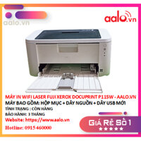 MÁY IN WIFI LASER FUJI XEROX DOCUPRINT P115W ( TẶNG KÈM HỘP MỰC , DÂY NGUỒN , DÂY USB MỚI )