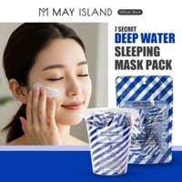 [MAY ISLAND] 7 Secret Deep Water Sleeping Mask Pack Kem Axit Hyaluronic | MAYISLAND Hàn Quốc Kem dưỡng ẩm ban đêm