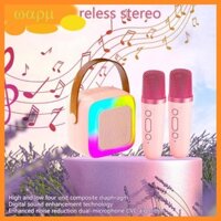 Máy Karaoke Trẻ Em WMMB 2 Micro Loa Đèn LED Mics Và Đèn