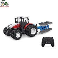Máy kéo 210 HP_Bánh đôi + Cày trụ - Điều khiển từ xa (RC); xe máy cày đồ chơi, xe nông trại, MK16BDCT