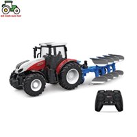 Máy kéo 210 HP_Bánh nhỏ + Cày trụ - Điều khiển từ xa (RC), xe máy cày đồ chơi, xe nông trại, MK16BNCT