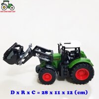 Máy kéo 210 HP_Bánh nhỏ + Ủi đầu - Mô hình, xe máy cày đồ chơi, xe nông trại, MK14BNUD
