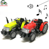 Máy kéo 55 HP_Ca bô tròn – Chạy trớn, có đèn và âm thanh nổ máy ; xe máy cày đồ chơi,; xe nông trại, MK01