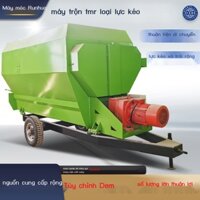 Máy kéo loại TMR trộn khẩu phần đầy đủ thức ăn cho xe di động bột cây giống cỏ hai mục đích