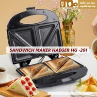 [Máy kẹp bánh mì sandwich] Máy nướng bánh mini Haeger_BEP NGON NGON