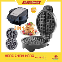 Máy kẹp làm bánh đa năng SOKANY 600W gia nhiệt kép 2 mặt, chống dính teflon