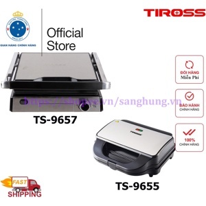 Máy kẹp nướng đa năng Tiross TS9657