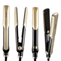 Máy Kẹp Tóc Kemei 327 Có 4 Mức Chỉnh Nhiệt - Máy được thiết kế với thanh nhiệt được làm bằng 100% hợp kim nhôm