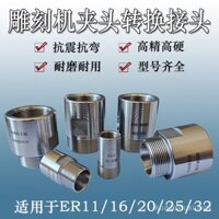 Máy khắc, động cơ trục chính, ống chuyển đổi, thanh nối dài ER11-ER32, đai ốc kẹp, bộ chuyển đổi mở rộng