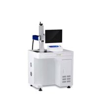 Máy khắc laser Sub-poly máy khắc kim loại sợi quang bảng tên gốm laser UV nhựa khắc gỗ acrylic Máy tiện ngang