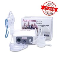 Máy khí dung, máy xông hút mũi 2 trong 1 Accorson NE C38 - Trị viêm phổi, viêm phế quản, viêm xoang