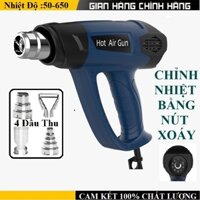 Máy khò hơi nóng 2000w, chuyên dùng khò nhiệt, bọc màng co giỏ quà tết, dán decal, đóng seal hộp, có điều chỉnh nhiệt