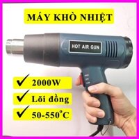 Máy khò hơi nóng cầm tay 2000W, máy khò nhiệt màng co bọc giỏ quà tết, dán decal, đóng seal sản phẩm