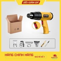 Máy khò màng co, Máy khò nhiệt cầm tay công suất 2000W & phụ kiện