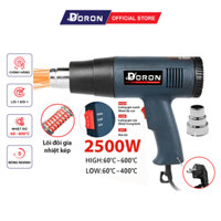 Máy khò nhiệt cầm tay DORON 2500W công suất cực lớn, hai chế độ gió
