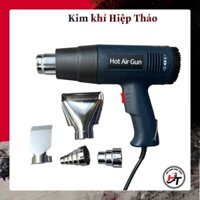 Máy khò nhiệt mini cầm tay súng khò màng co thổi hơi nóng dán decal tặng kèm 4 đầu CB-866B4D