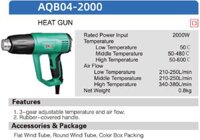 Máy khò nhiệt  thổi hơi nóng DCA AQB04-2000