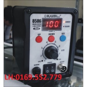Máy khò nhiệt và hàn thiếc điều chỉnh nhiệt độ Kawh SMD-8586 (2in1)