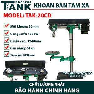 Máy khoan bàn cần dài 1250W Tupank TAK-20CD