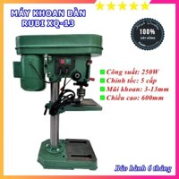 Máy Khoan Bàn Mini XQ13 (250W - 1/3 HP) - Cao 60cm - Máy Khỏe, Chạy Êm - Hàng Nội Địa Cao Cấp