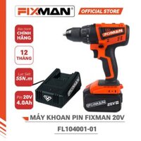 Máy khoan bằng pin cầm tay hiệu Fixman,  model: FL104001-01