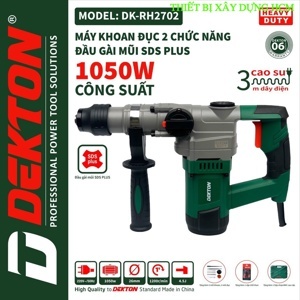 Máy khoan bê tông 2 chức năng Dekton DK-3002