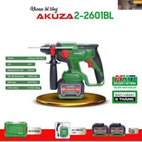 Máy khoan bê tông 3 chức năng pin AKUZA 2-2601 BL chân pin phổ thông .PIN 15CELL máy giá xuất xưởng