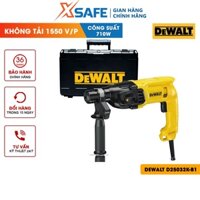 Máy khoan bê tông cầm tay DEWALT D25032K-B1 Máy khoan búa 2 chức năng Công suất 710W, khoan sắt 13mm, khoan gỗ 30mm