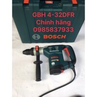 Máy khoan bê tông cực mạnh mũi 32 mm chính hãng GBH 4-32DFR Bosch dùng khoan đục bê tông dễ dàng