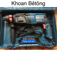 Máy khoan bêtông 🔥FREESHIP🔥 Tặng mũi gài 50k Máy khoan BOSCH 2-26 DRE hộp lớn 3 chức năng khoan bê tông