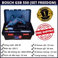 Máy Khoan Bosch GSB 550 (Set Freedom)