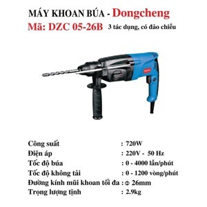 Máy khoan búa Dongcheng DZC05-26
