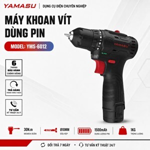 Máy khoan búa dùng pin 12V Ø10 Yamasu YMS-6012