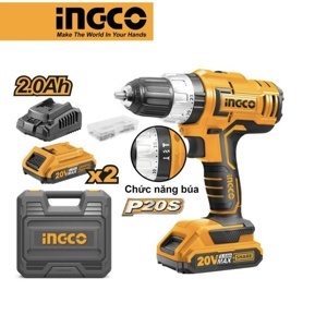 Máy khoan búa dùng pin 20V Ingco CIDLI20031