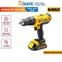 Máy khoan búa dùng pin DEWALT DCD776C2-B1 điện áp 18V, công suất 300W dung lượng pin 1.3Ah