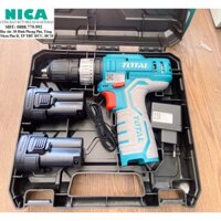 Máy khoan búa dùng pin TOTAL 12V TIDLI1232 | máy khoan cầm tay, nhông cơ khí 2 tốc độ, 220V-240V/50Hz